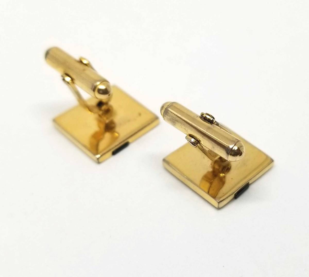 楽天市場】美品 クリスチャンディオール カフス オニキス ゴールド