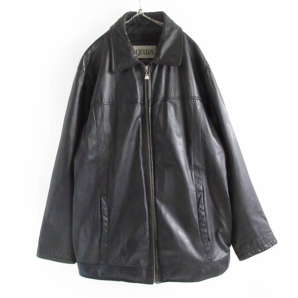 楽天市場】90s M.JULIAN WILSONS LEATHER レザー ジャケット 黒 XL