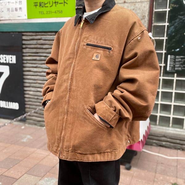 楽天市場】新品 00s carhartt デトロイト ジャケット BRN 4XL-TALL