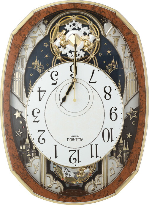 楽天市場】からくり時計 スモールワールド RHYTHM リズム時計 ノエルM