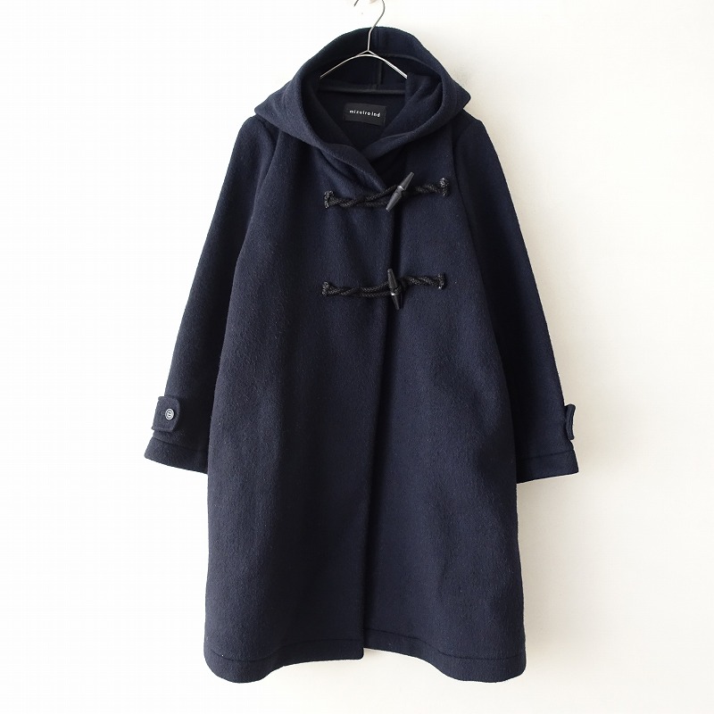 楽天市場】ミズイロインド mizuiro-ind ウール混ダッフル風コート