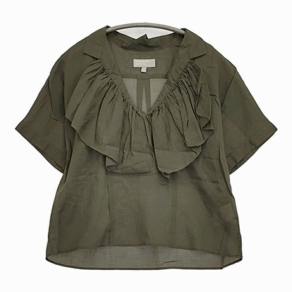 楽天市場】フリル ブラウス（ブランドマーガレットハウエル