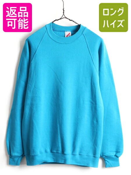 楽天市場】80s 90s USA製 □ JERZEES クルーネック 無地 ラグラン