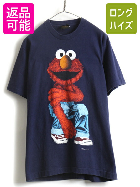 楽天市場】90s USA製 ☆ セサミストリート エルモ ビッグ プリント