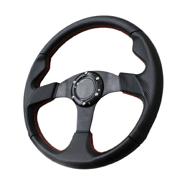 楽天市場】【送料無料】 MOMO形状対応 ステアリング 黒×赤 35Φ 350mm