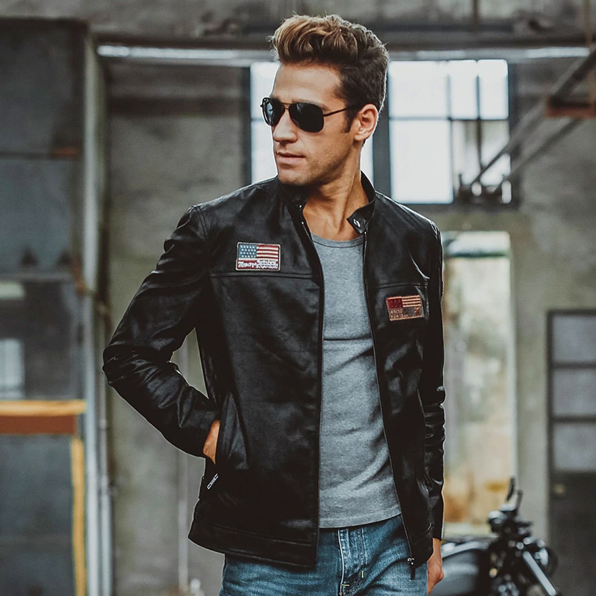 楽天市場】全2色! 9サイズ! [Men's Pigskin Patches Genuine Leather