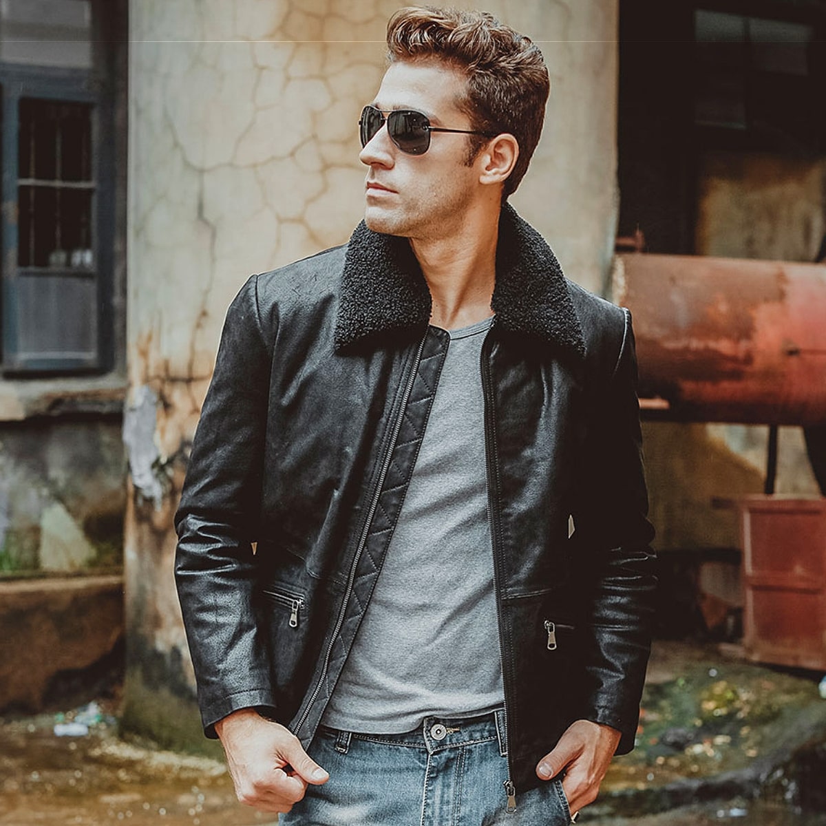 楽天市場】全2色! 10サイズ! [Men's Pigskin Boa Collar Genuine