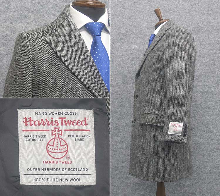 楽天市場】英国生地 [Harris Tweed]ハリスツイード チェスターコート