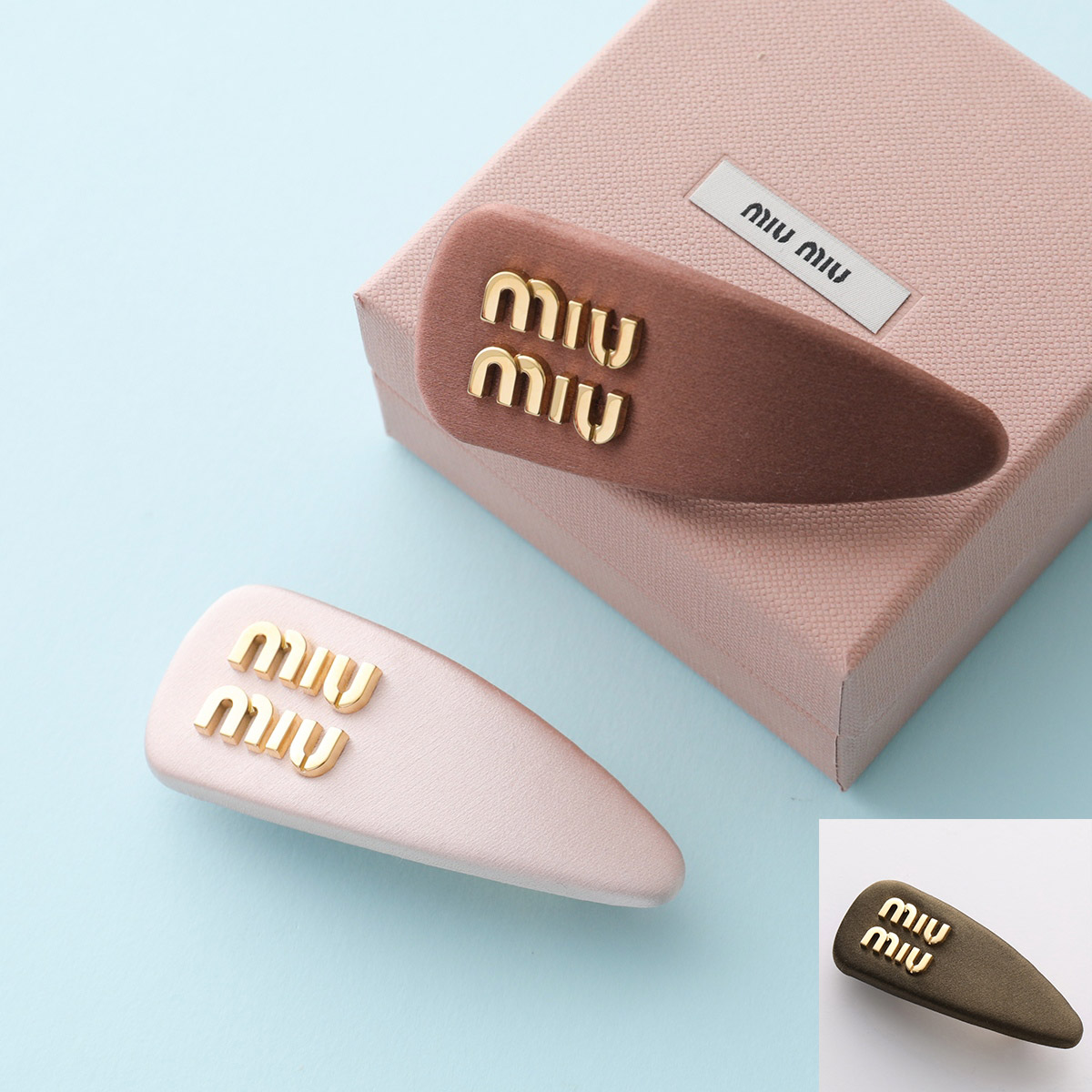 楽天市場】MIUMIU ミュウミュウ バレッタ 5IF092 049 レディース