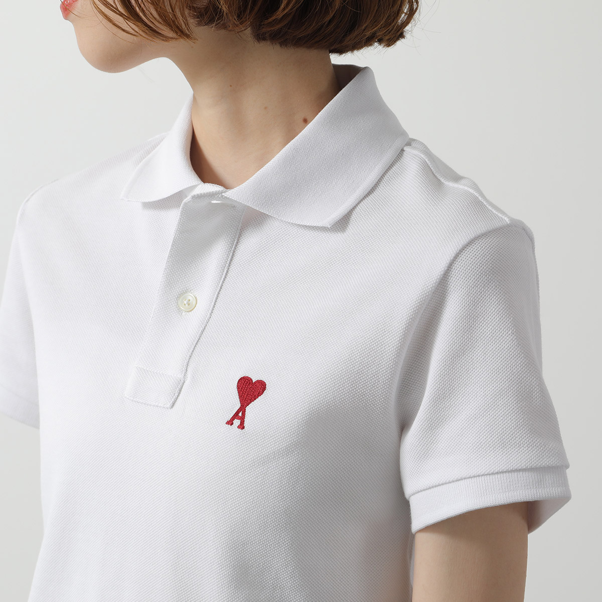 楽天市場】ami paris アミパリス ポロシャツ AMI DE COEUR アミ デ