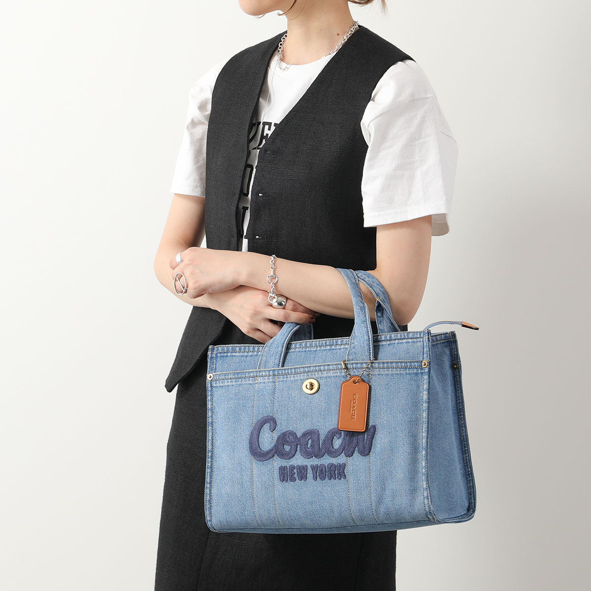 楽天市場】COACH コーチ トートバッグ DNM CARGO T CR657 レディース