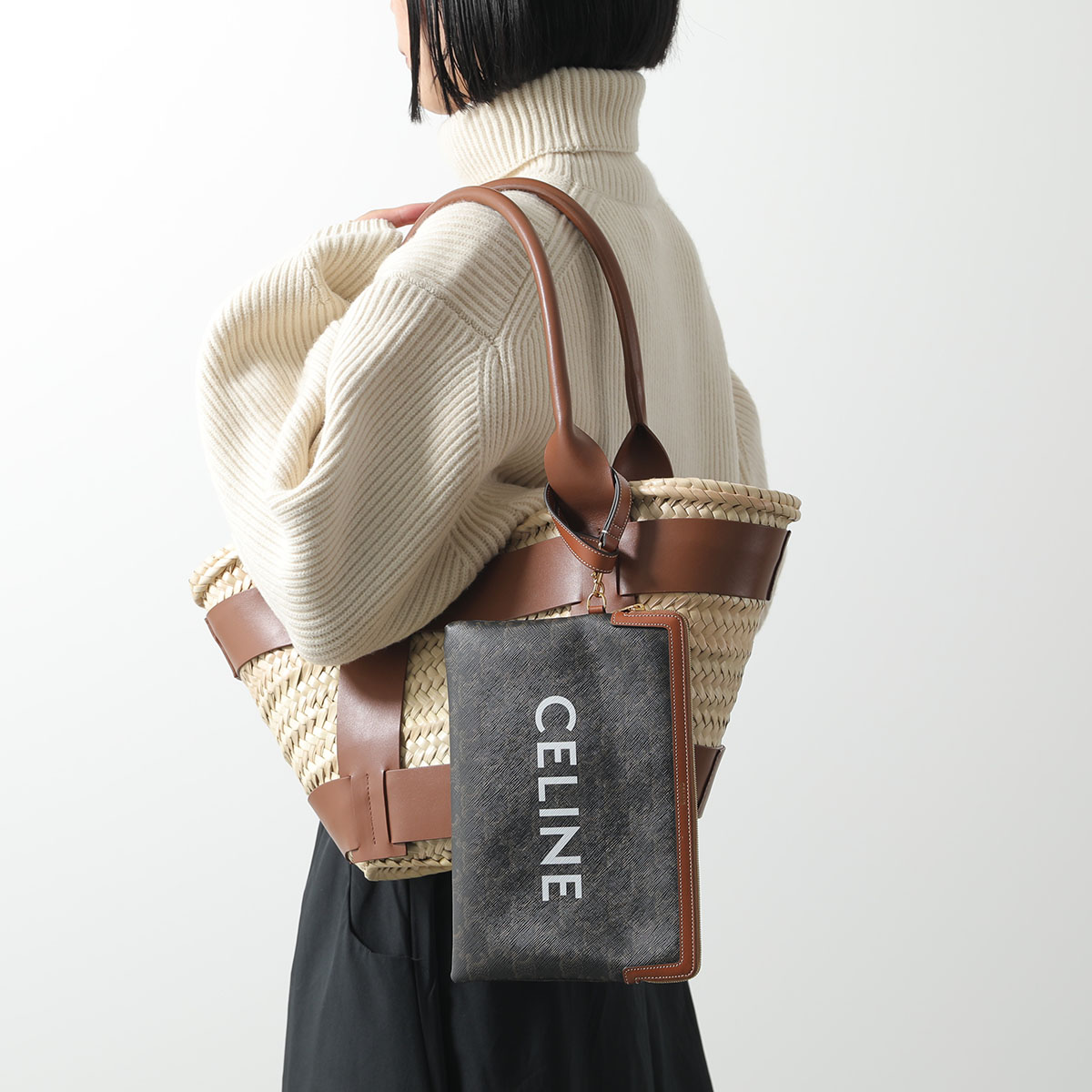 楽天市場】CELINE セリーヌ クラッチバッグ 10J502FES.04LU 10J502BZQ