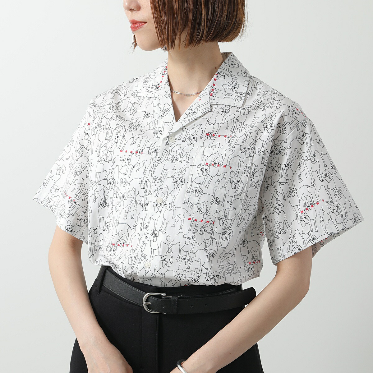 楽天市場】MARNI KIDS マルニ キッズ 開襟シャツ M01373 M00U8