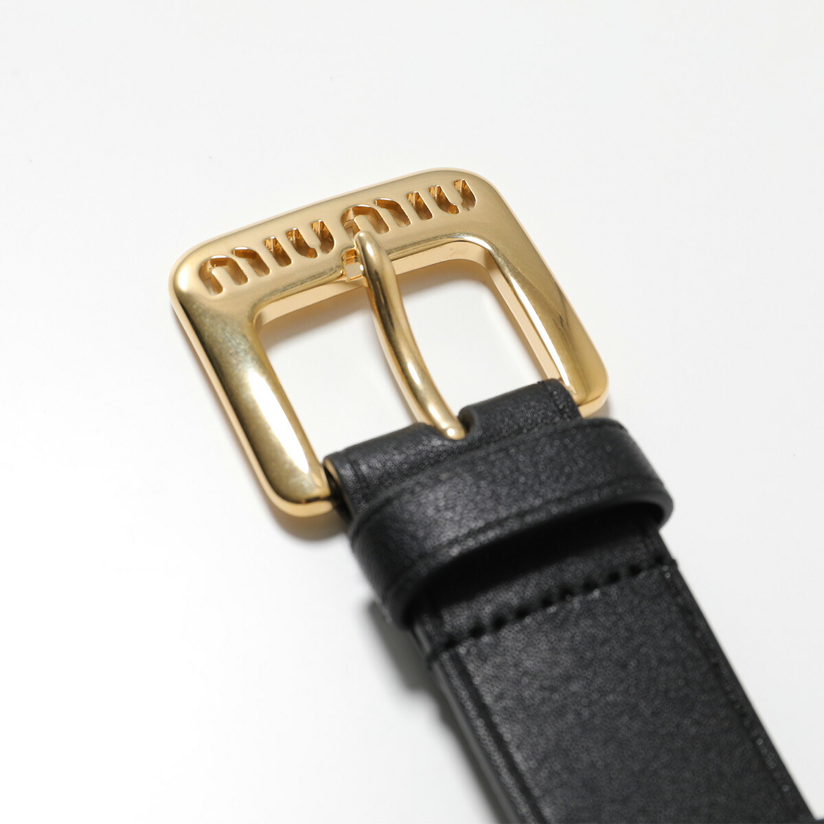 楽天市場】MIUMIU ミュウミュウ ベルト 5CC545 EFX レディース レザー