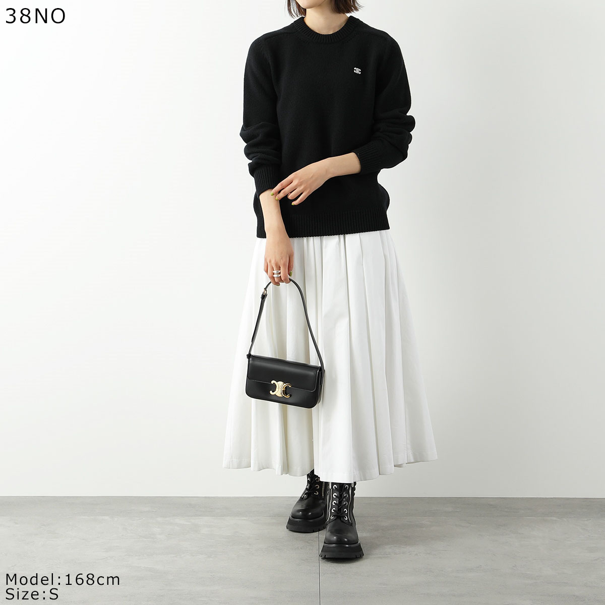 楽天市場】CELINE セリーヌ ニット PULL COL ROND BOXY TRIOMPHE