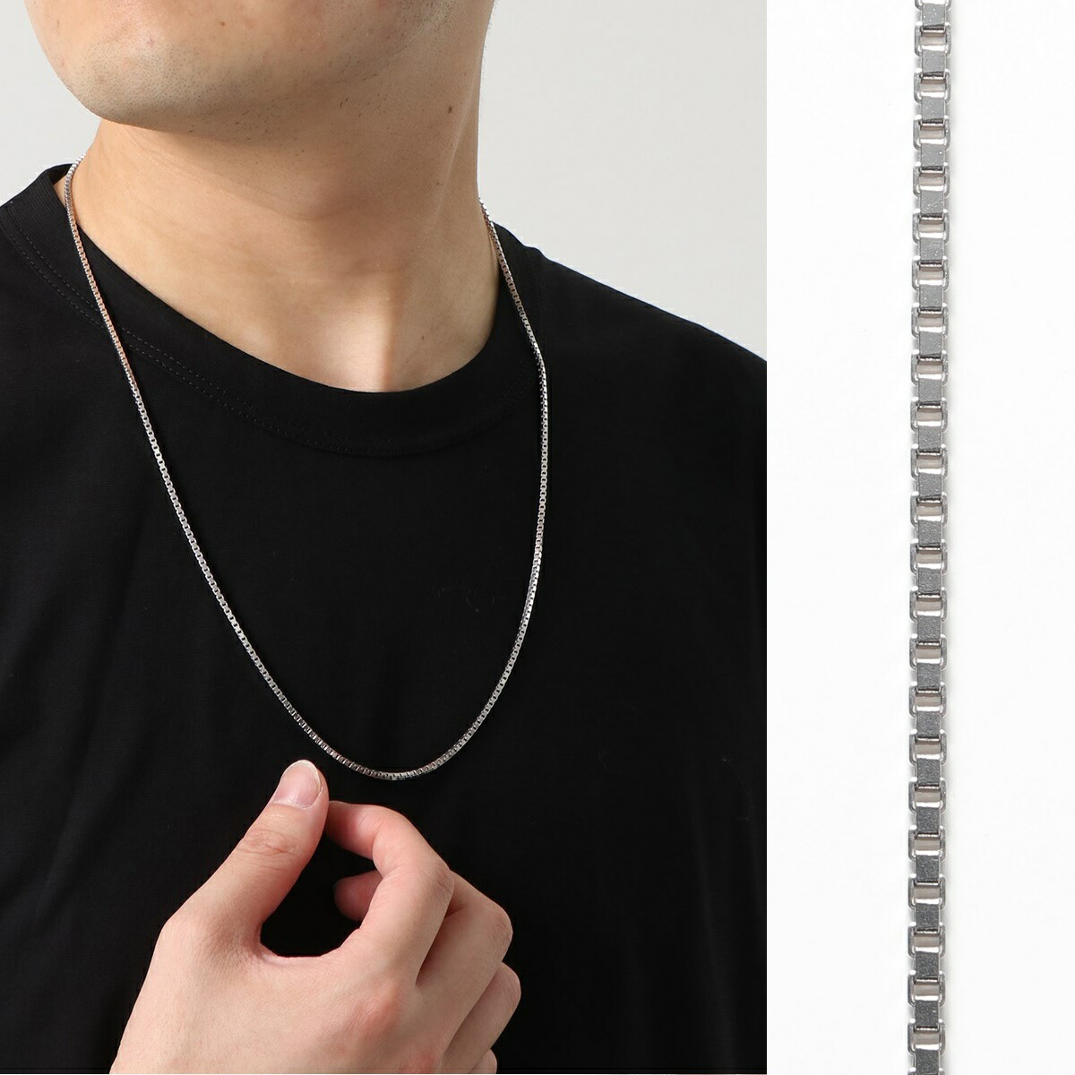 楽天市場】TOMWOOD トムウッド ネックレス Square Chain 24.5inch