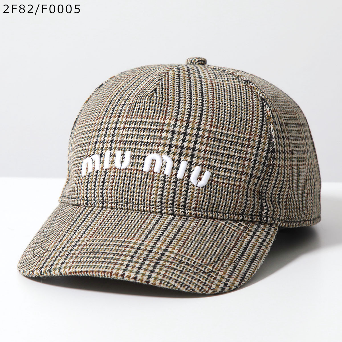 楽天市場】MIUMIU ミュウミュウ ベースボールキャップ 5HC179 2F87