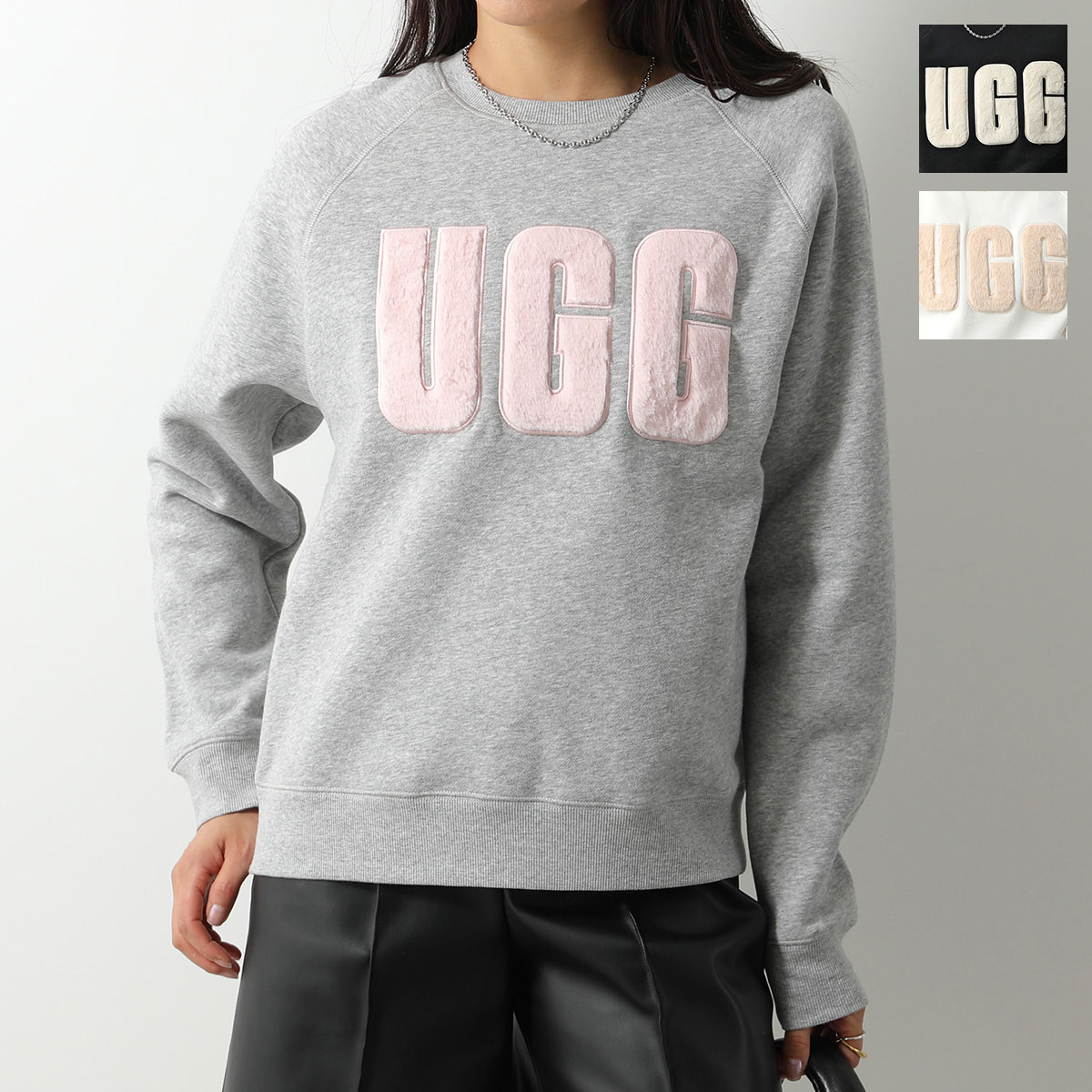 楽天市場】UGG アグ トレーナー Madeline Fuzzy Logo Crewneck