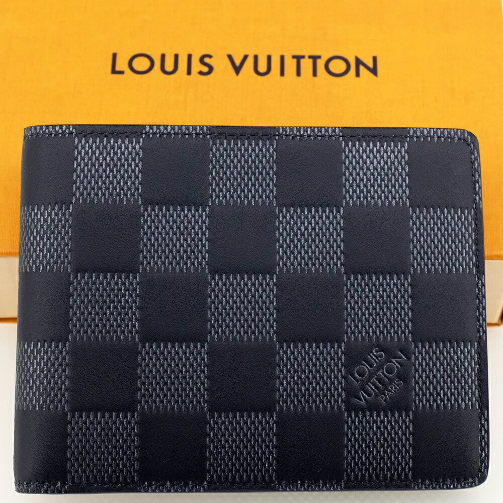 楽天市場】ルイ・ヴィトン ダミエ 二つ折り財布の通販
