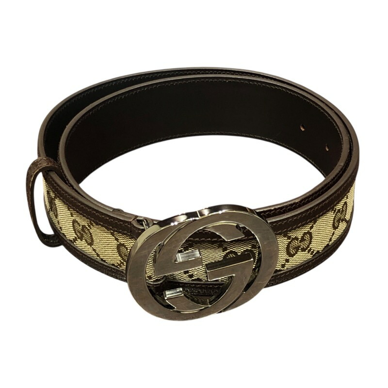 楽天市場】GUCCI グッチメンズレザーベルト ブラックインター