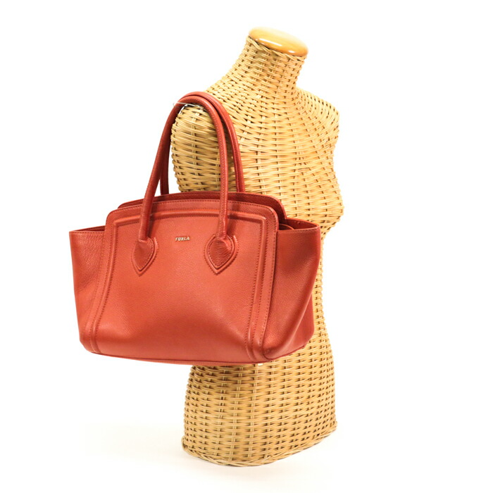 楽天市場】フルラ FURLA カレッジ トートバッグ レザー ハンドバッグ