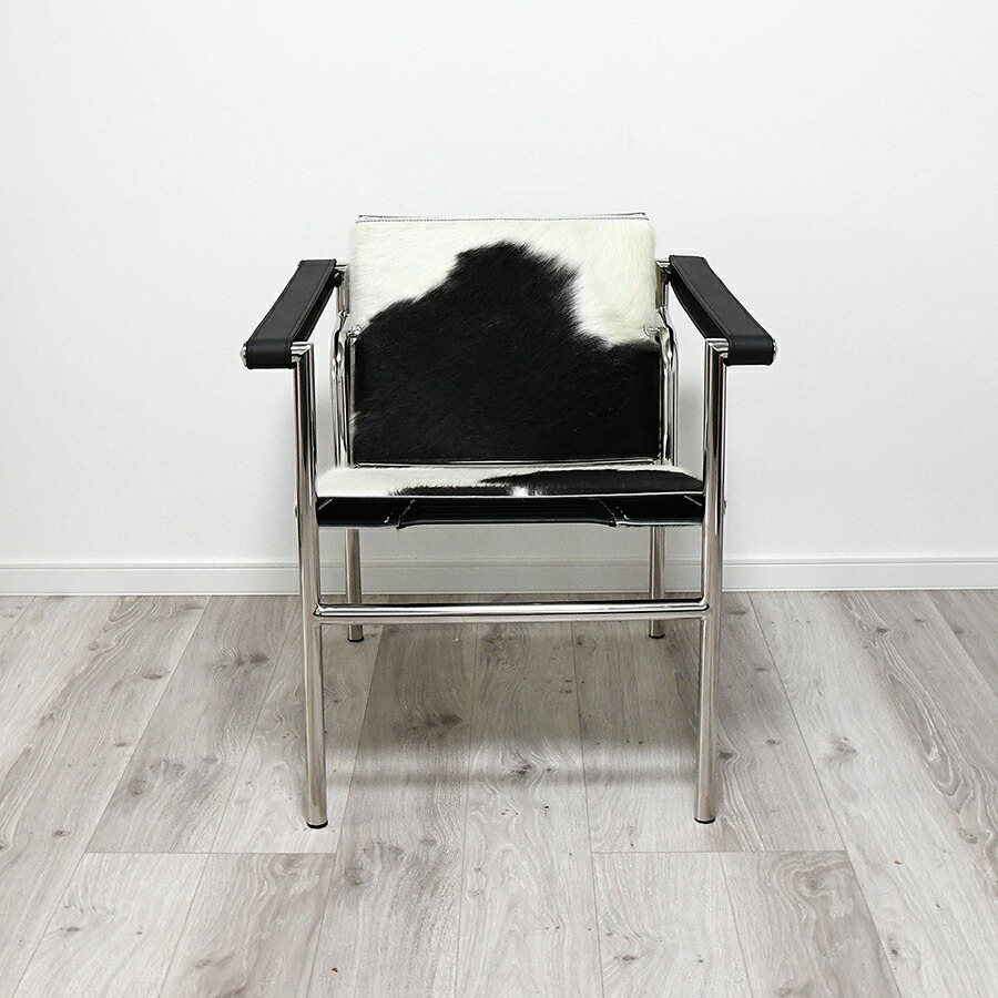 楽天市場】LC1スリングチェア ポニースキン仕様 本革 色ブラック