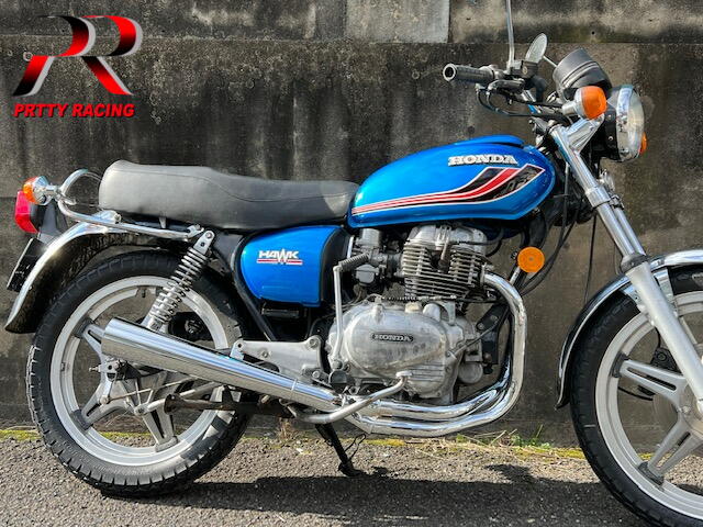 楽天市場】HONDA CB250T CB400T ホーク2 極 サイドクロスメガホン