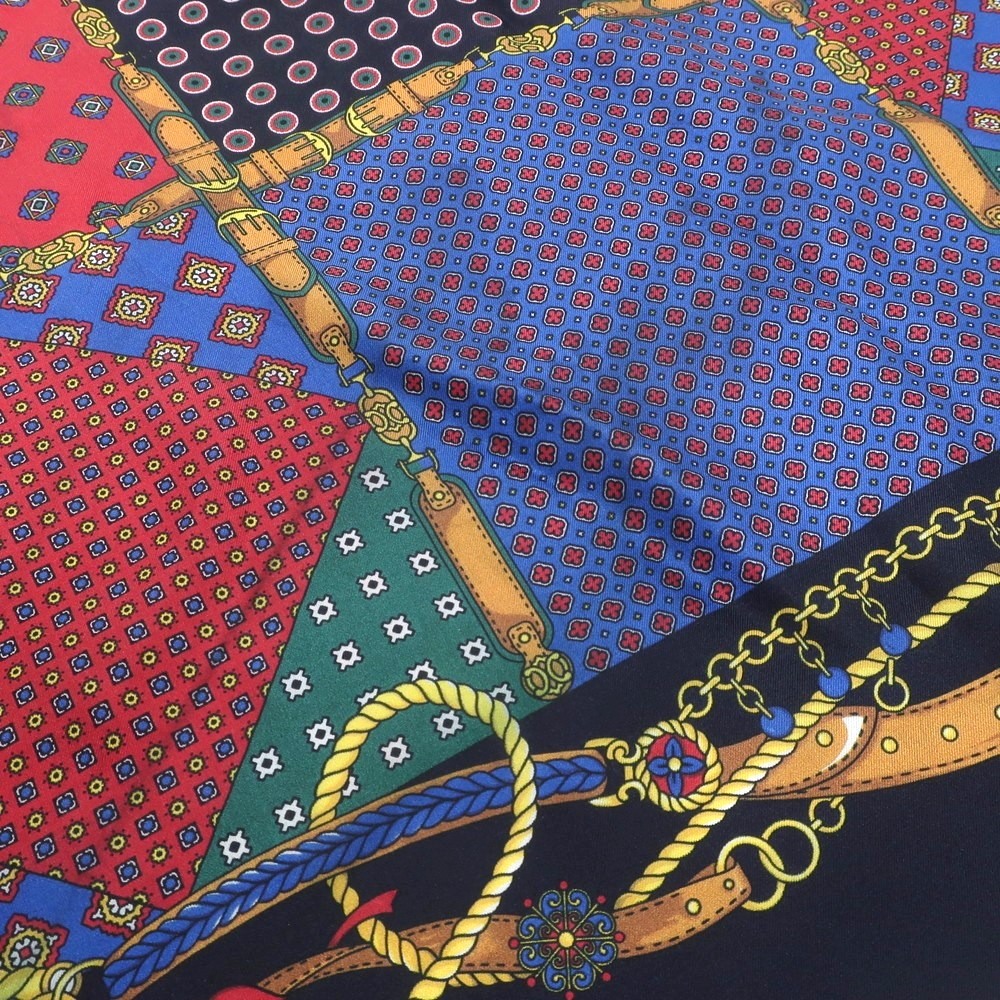 楽天市場】【中古】アンユーズド UNUSED シルク プリント スカーフ