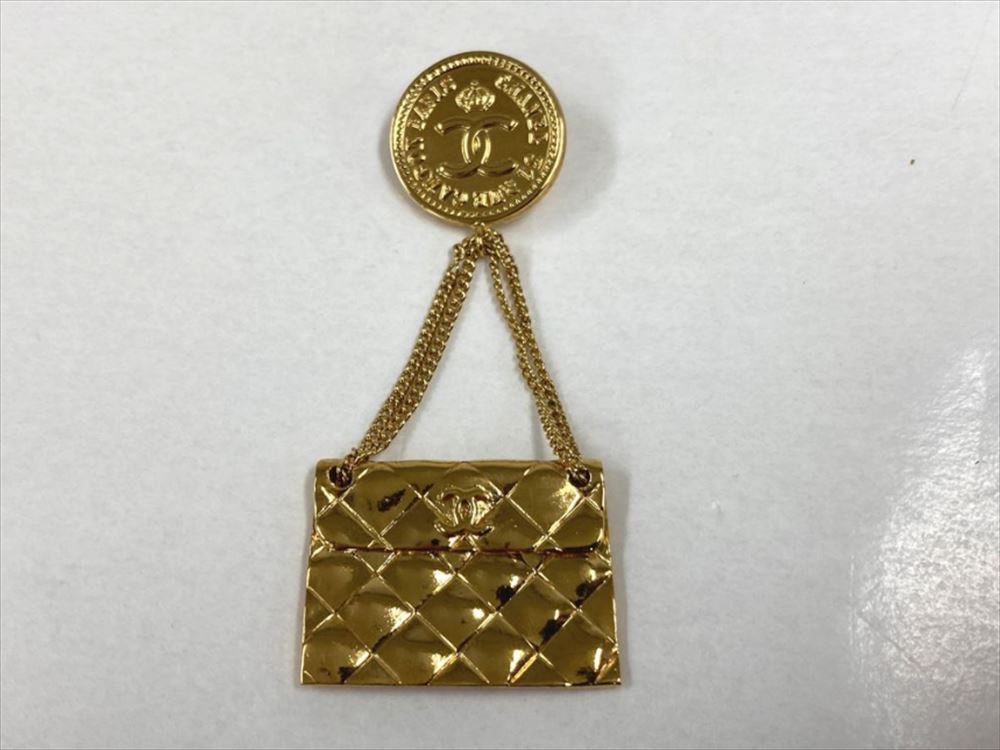 楽天市場】CHANEL シャネル ブローチ マトラッセ ココマーク