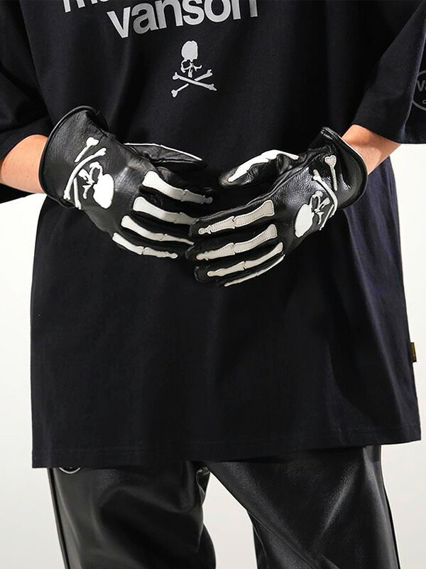楽天市場】VANSON × MASTERMIND WORLD BONE GLOVES CUSTOM マスター