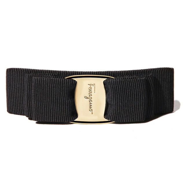 楽天市場】フェラガモ Ferragamo 新作 バレッタ ヴァラ リボン 黒 髪