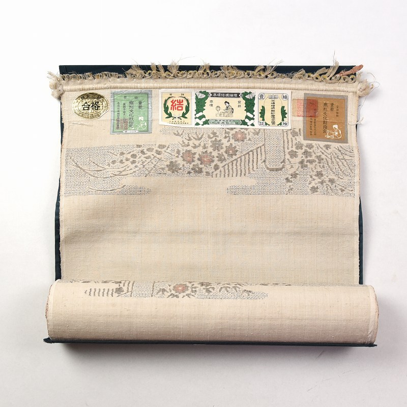 楽天市場】女性物 重要無形文化財指定 本場結城紬 地機 100亀甲