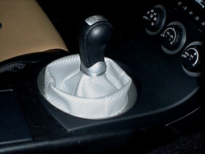 楽天市場】フェアレディZ Z33 シフトブーツ カーボン調シルバー