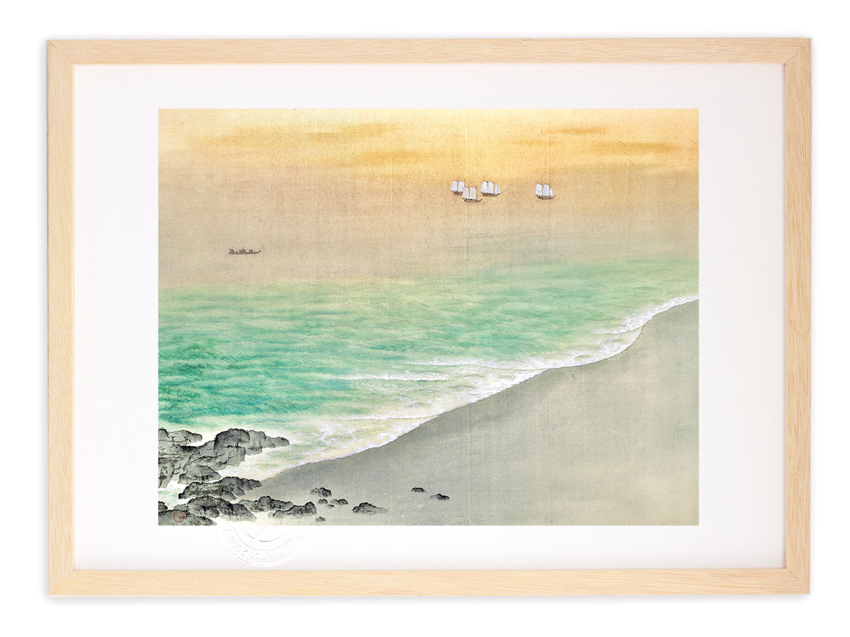 楽天市場】【スーパーSALE半額】版画 絵画 名画 日本画 曙色 (あけぼの