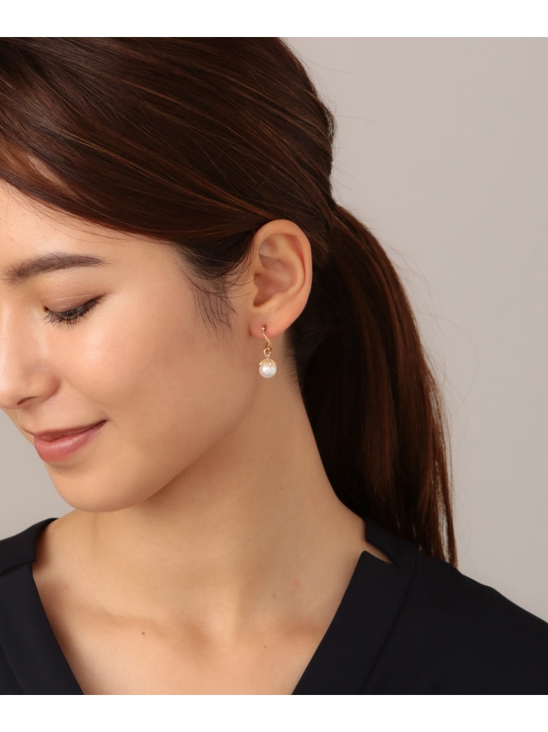 楽天市場】【SALE／10%OFF】K18フープピアス agete アガット