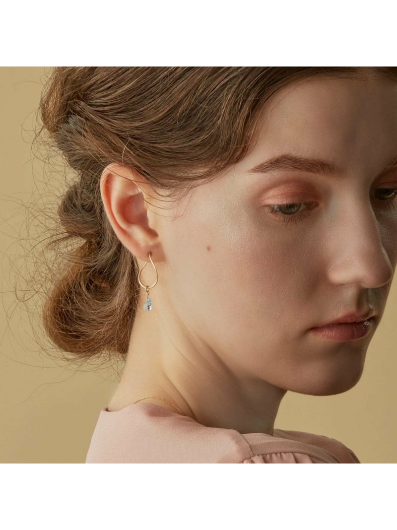 楽天市場】K10トパーズピアスチャーム agete アガット アクセサリー