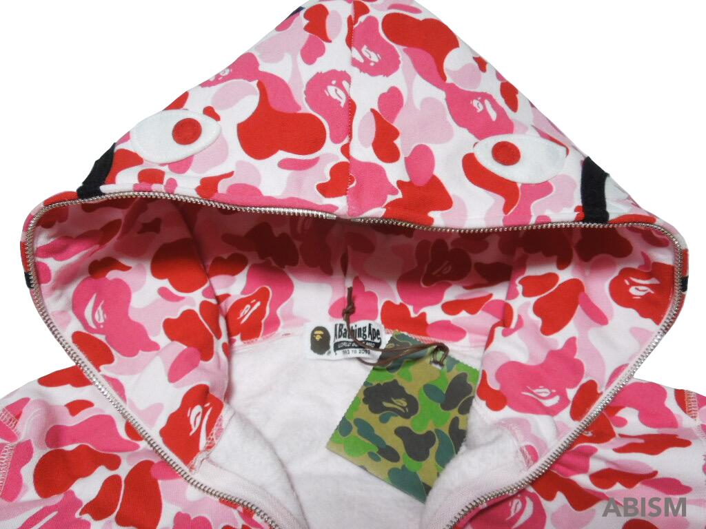 楽天市場】A BATHING APE(エイプ)ABC CAMO SHARK FULL ZIP HOODIE