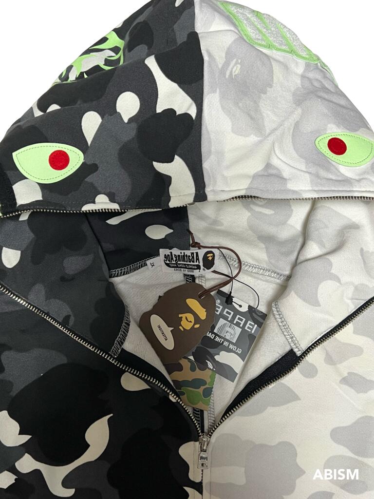 楽天市場】A BATHING APE(エイプ)CITY CAMO HALF SHARK FULL ZIP
