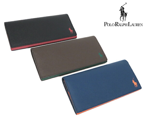 楽天市場】ラルフローレン 財布 メンズ コントラストレザーWith カラー
