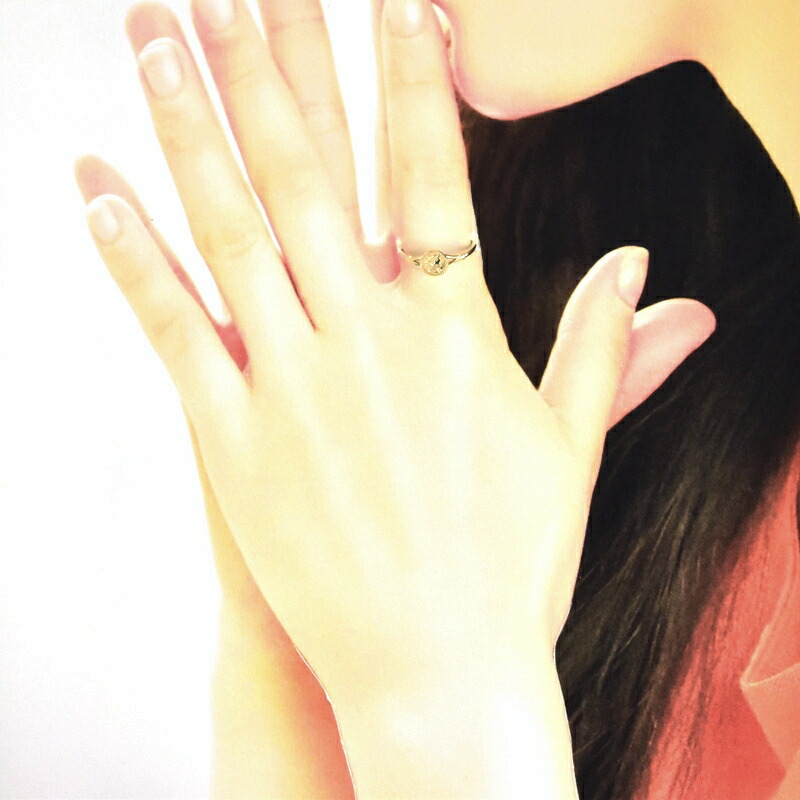 楽天市場】アガット リング コインモチーフ 13号 K10YG イエロー