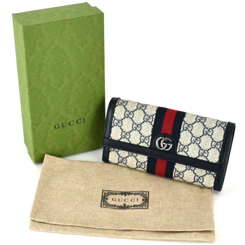 楽天市場】グッチ 財布 オフィディア GGコンチネンタルウォレット