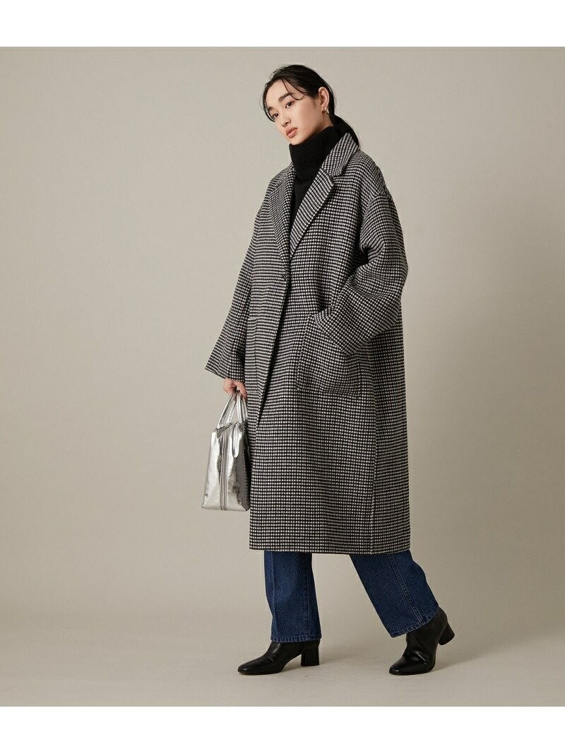 楽天市場】CHECKウールリバーコート ADAM ET ROPE' アダムエロペ