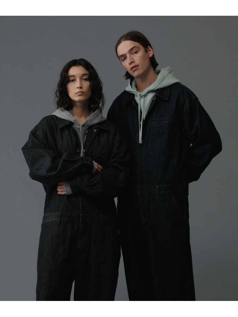 楽天市場】リサイクル コットン デニム オールインワン