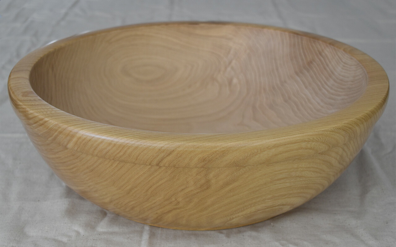 信州秋山郷 こね鉢 木鉢 蕎麦 うどんこね鉢 栃の木 手彫り くり抜き