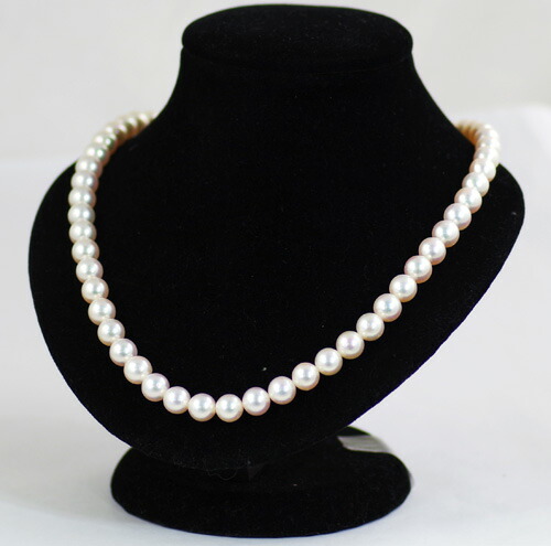 楽天市場】【TASAKI】田崎真珠 白蝶真珠 7mm-7.5mm 一連ネックレス