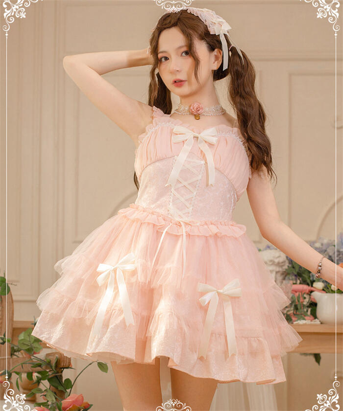 楽天市場】ロリータ ワンピース ジャンパースカート 甘ロリ ギャル