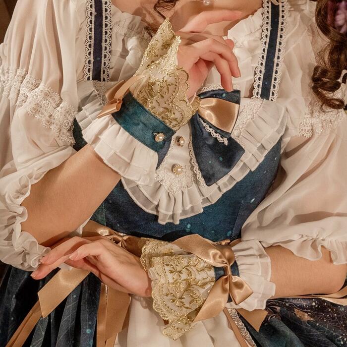 楽天市場】ロリータ ジャンパースカート ドレス ロング丈 夜空 星 神秘