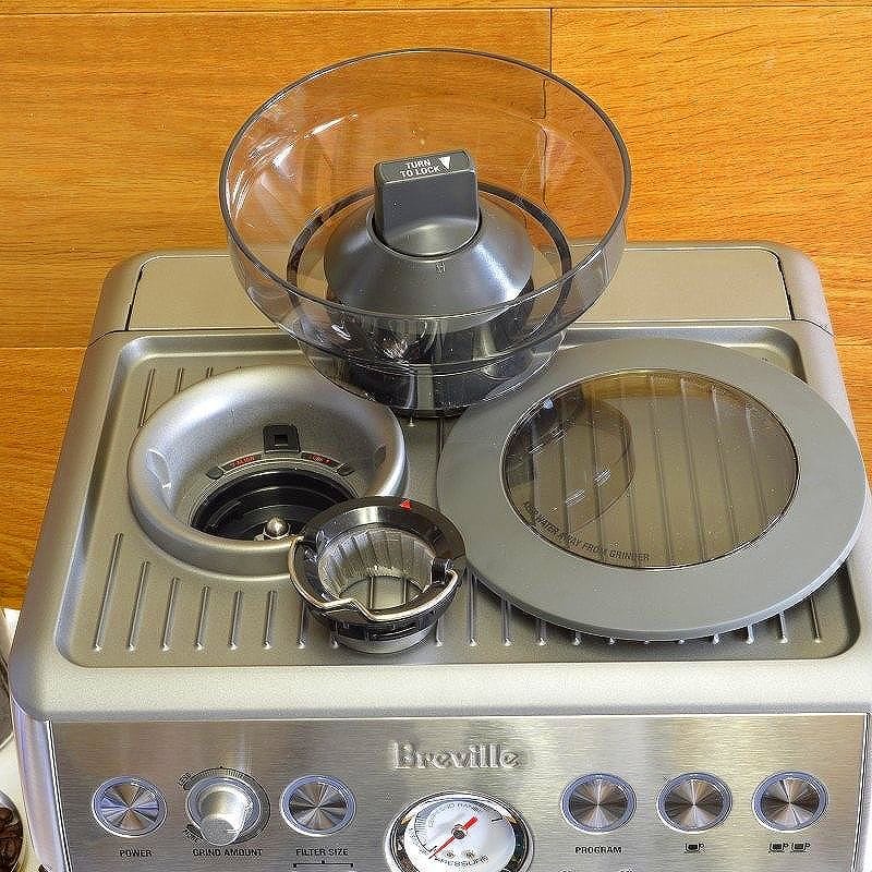 楽天市場】家庭用 エスプレッソマシン ブレビル社 豆挽き付 シングル
