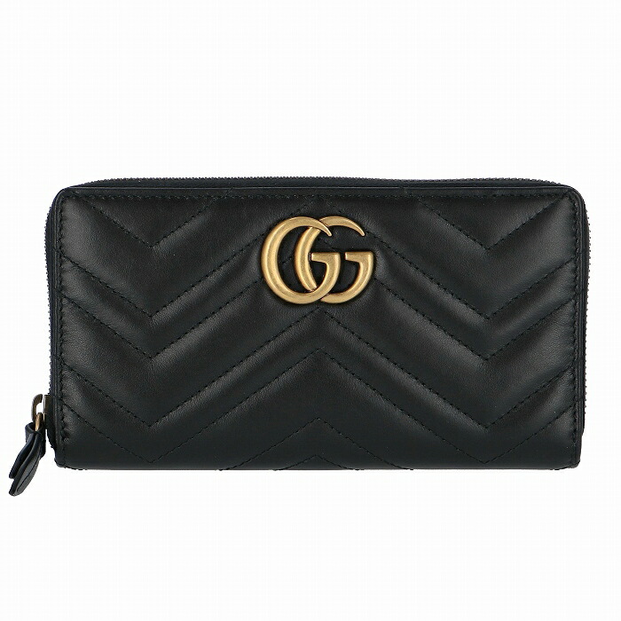 楽天市場】グッチ GUCCI 財布 GGマーモント 長財布 ジップラウンド