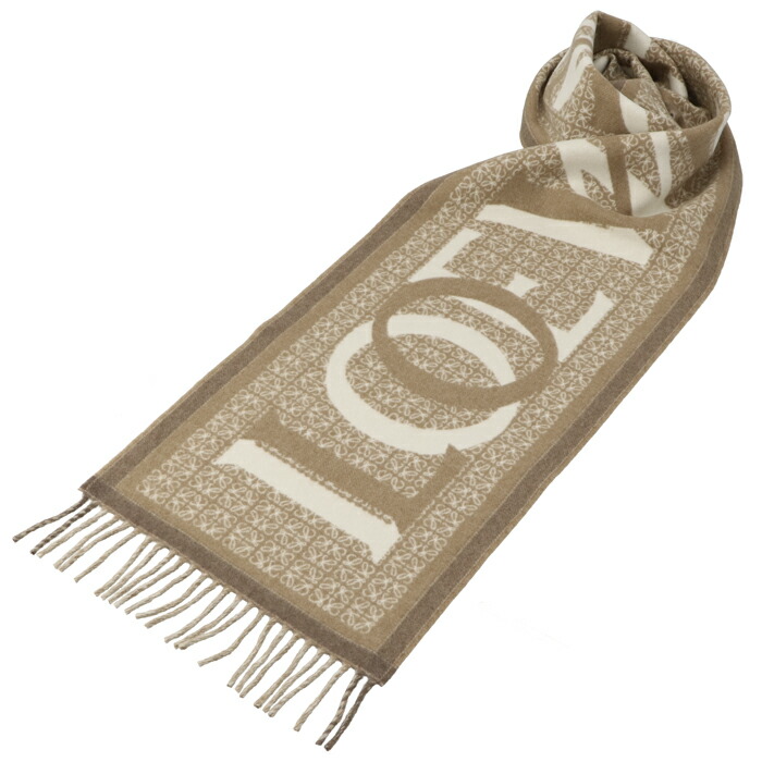 楽天市場】ロエベ LOEWE マフラー ラブ ジャカード スカーフ
